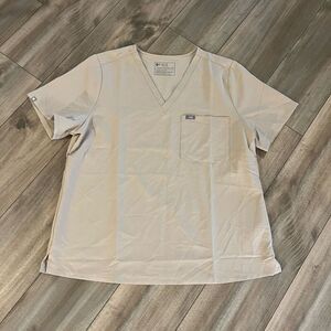Figs Technical Collection‎ Tan/ Khaki Top Women XXL
